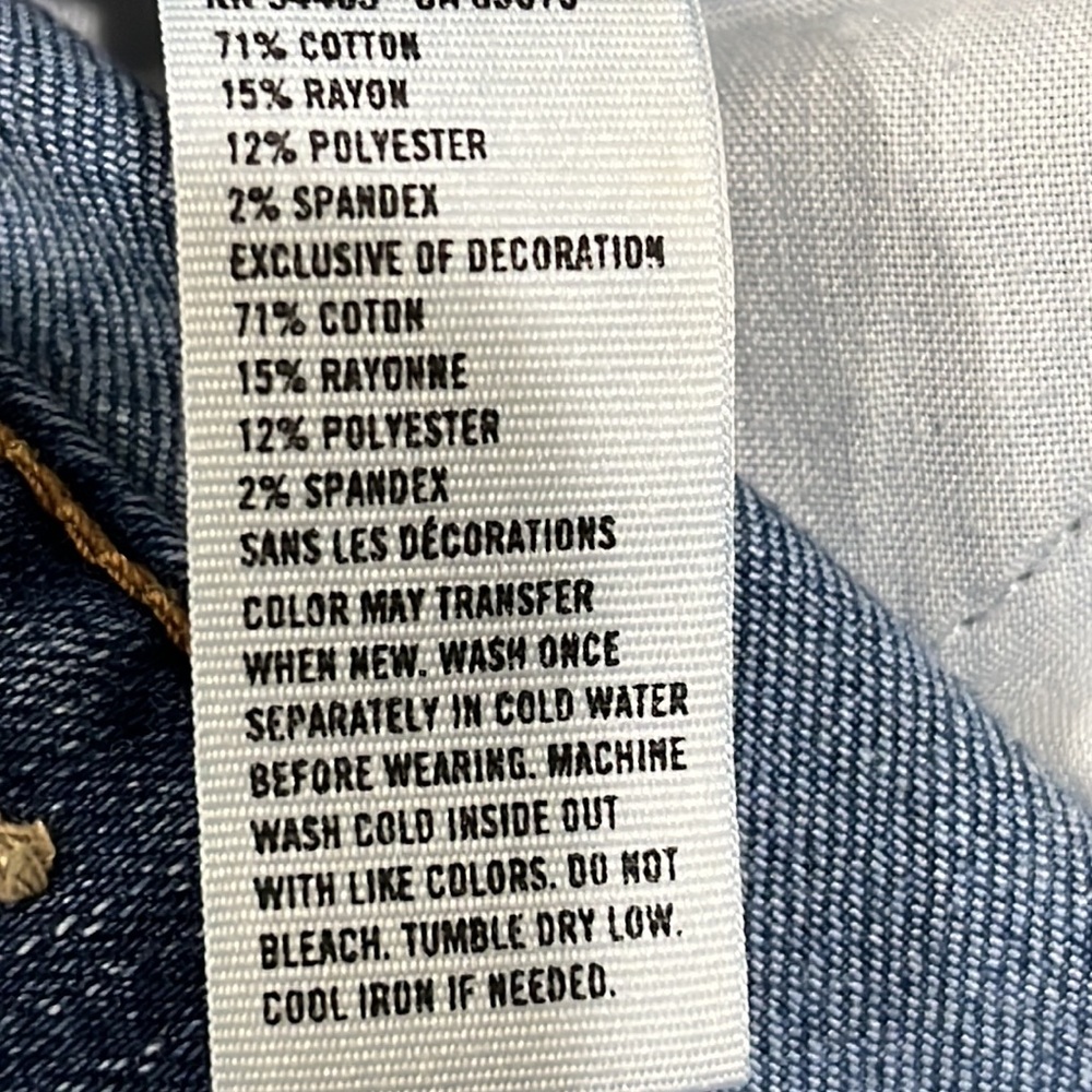 AEO Hi-Rise Jegging Crop Super Stretch Distressed Design Denim Jeans, Size 4 - Picture 7 of 16